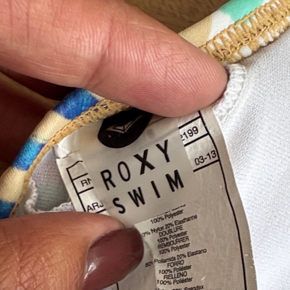 Roxy Multicolor Striped Bikini Top - image 5